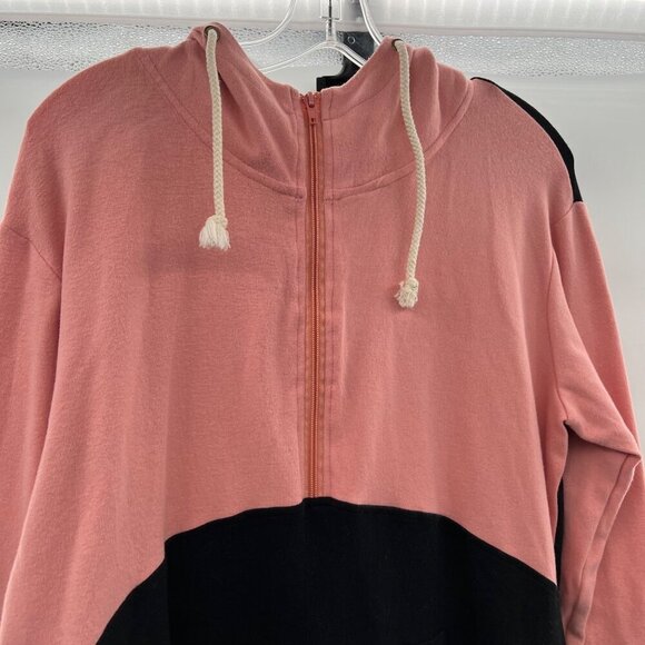 Ampersand Avenue Womne's 1/2 Zip Hoodie Colorblock Size XL - Picture 2 of 9